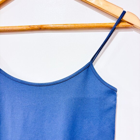 C’EST MOI – Blue basic fitted camisole | Soft stretch layering tank | Small * - Picture 3 of 5